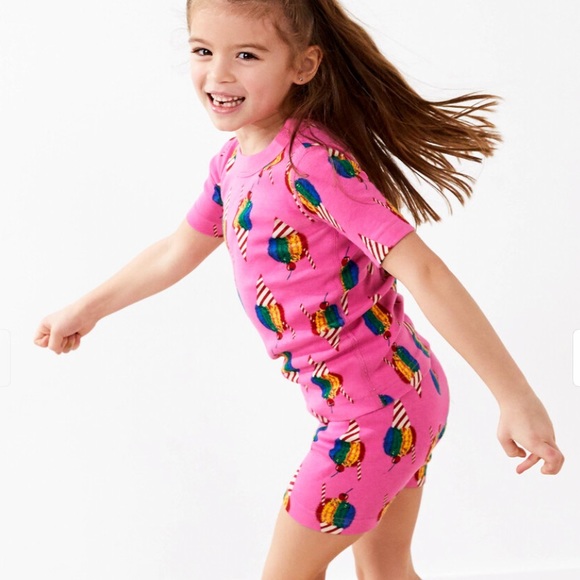 🍦NWT🍦Hanna Andersson-Snow Cone-Organic Pajama - Picture 3 of 3